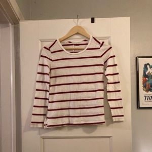 Madewell long sleeved striped T-shirt